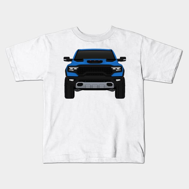 Ram Blue Kids T-Shirt by VENZ0LIC